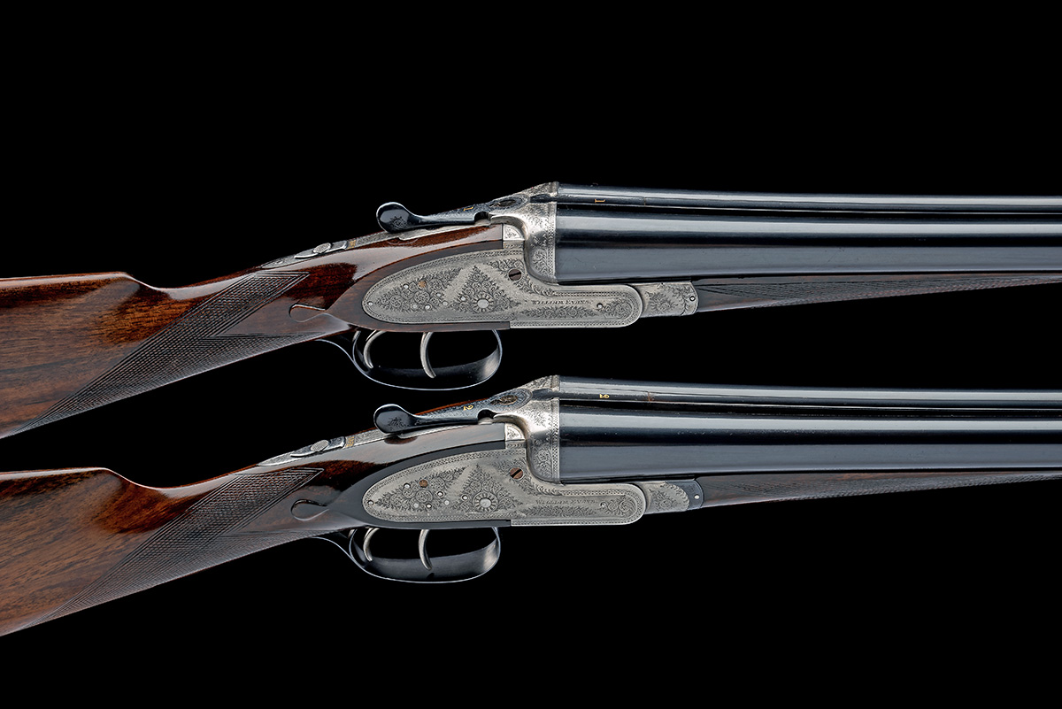 WILLIAM EVANS A PAIR OF 12-BORE SIDELOCK EJECTORS, serial no. 13560 / 1, circa 1925, 28in. nitro