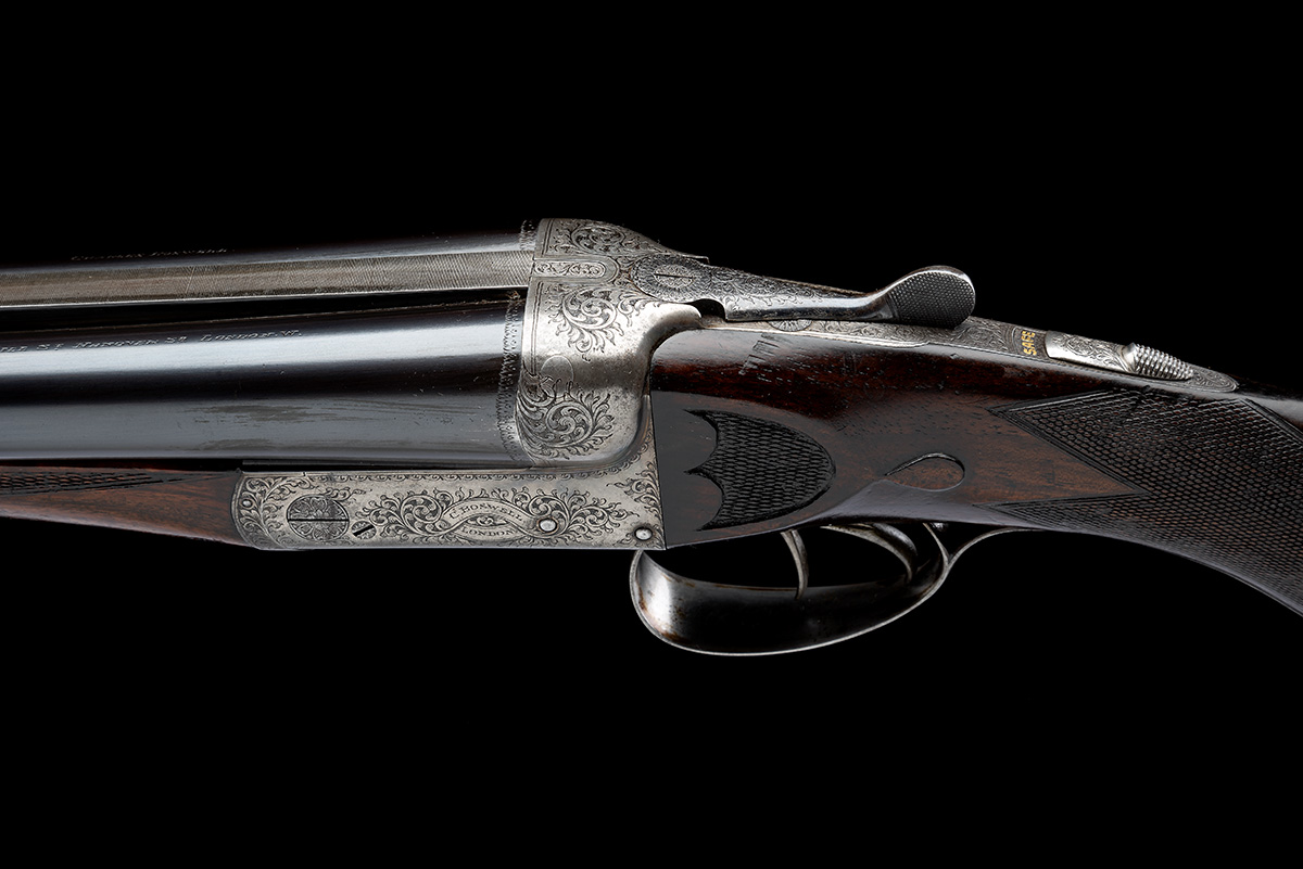 CHARLES BOSWELL A 12-BORE (3IN. MAGNUM) BOXLOCK EJECTOR WILDFOWLING GUN, serial no. 17842, circa - Image 7 of 9
