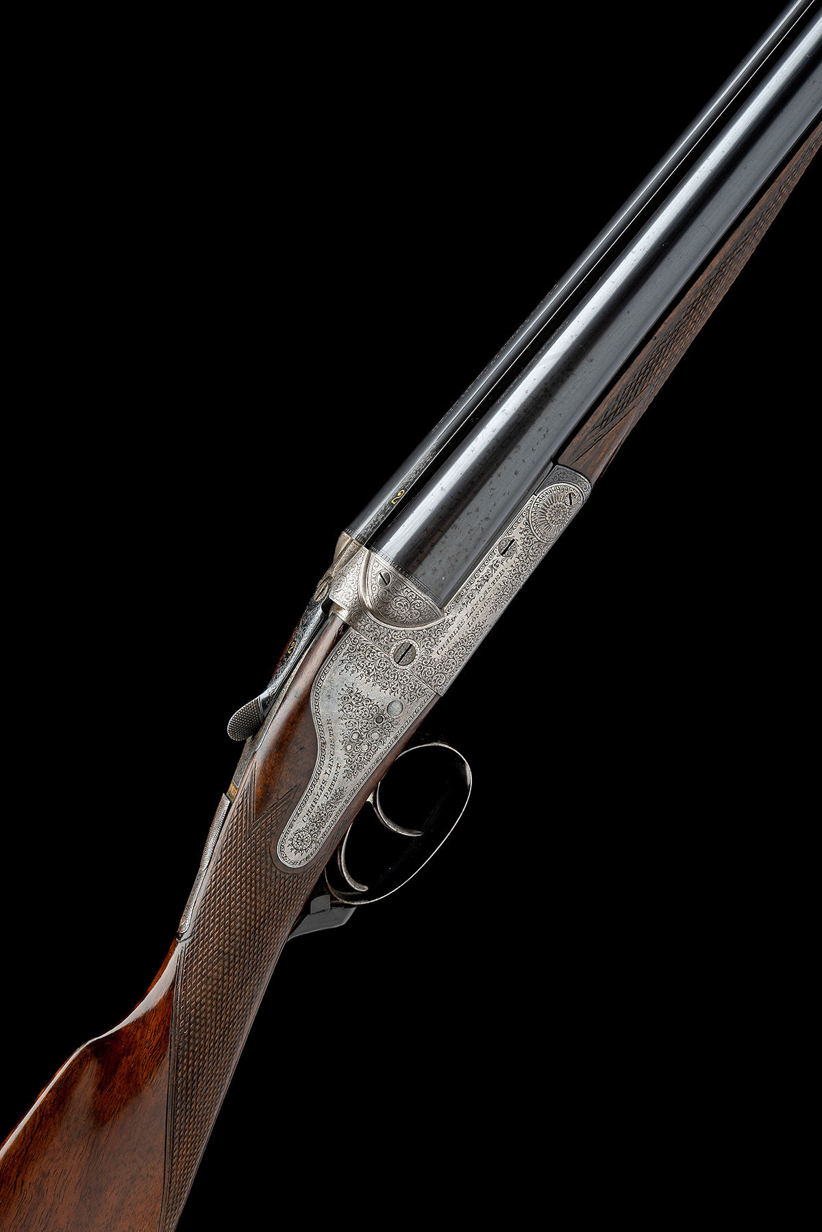 CHARLES LANCASTER A 12-BORE ASSISTED-OPENING BACK-ACTION SIDELOCK EJECTOR, serial no. 6337, for