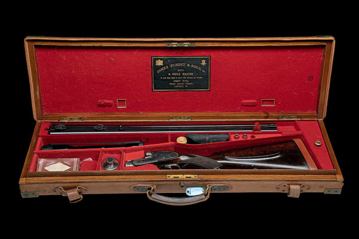J. PURDEY & SONS A .303 NITRO EXPRESS SELF-OPENING SIDELOCK EJECTOR DOUBLE RIFLE, serial no. - Image 9 of 23