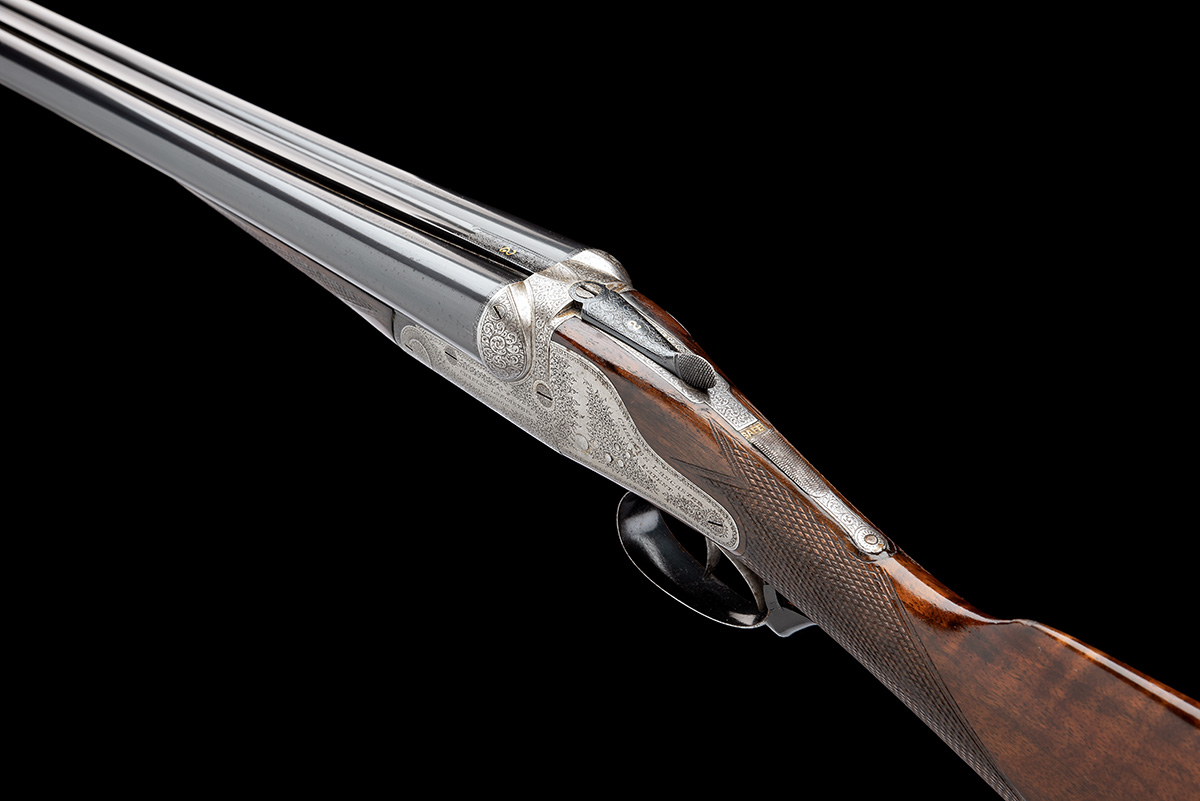 CHARLES LANCASTER A 12-BORE ASSISTED-OPENING BACK-ACTION SIDELOCK EJECTOR, serial no. 6337, for - Image 8 of 9