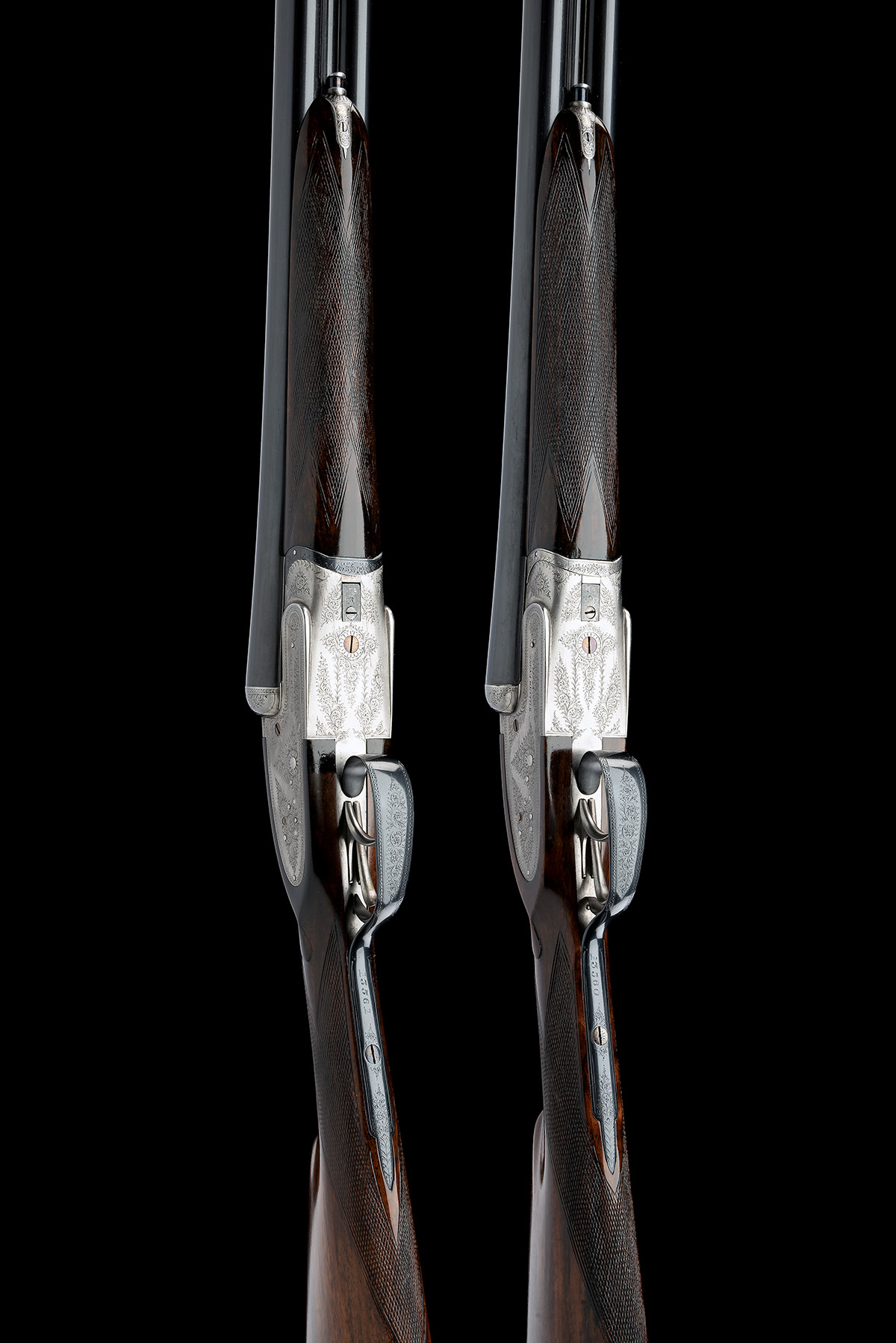 WILLIAM EVANS A PAIR OF 12-BORE SIDELOCK EJECTORS, serial no. 13560 / 1, circa 1925, 28in. nitro - Image 3 of 11