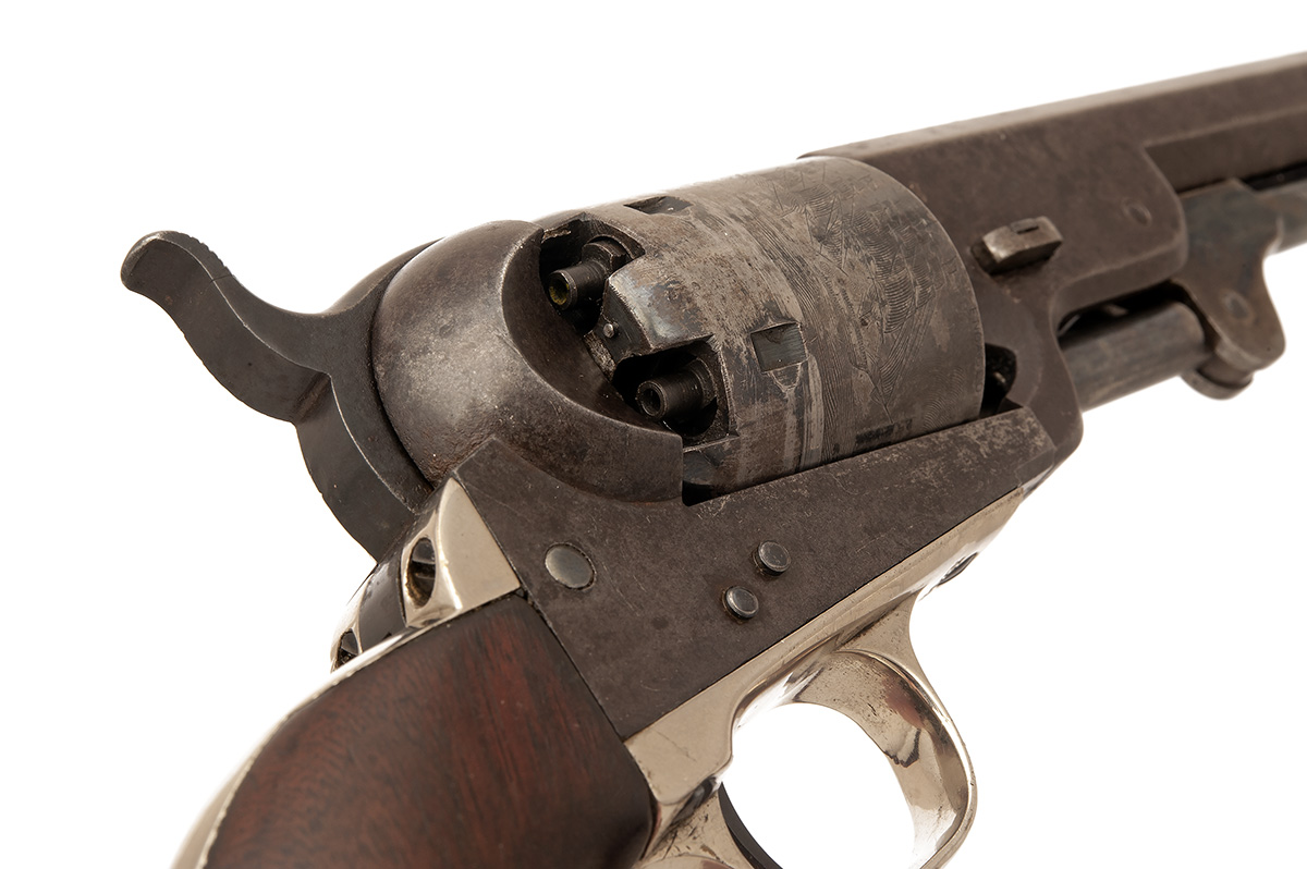 A CASED .36 COLT MODEL 1851 NAVY PERCUSSION REVOLVER, serial no. 52039, circa 1856, with 7 1/2in. - Image 6 of 7