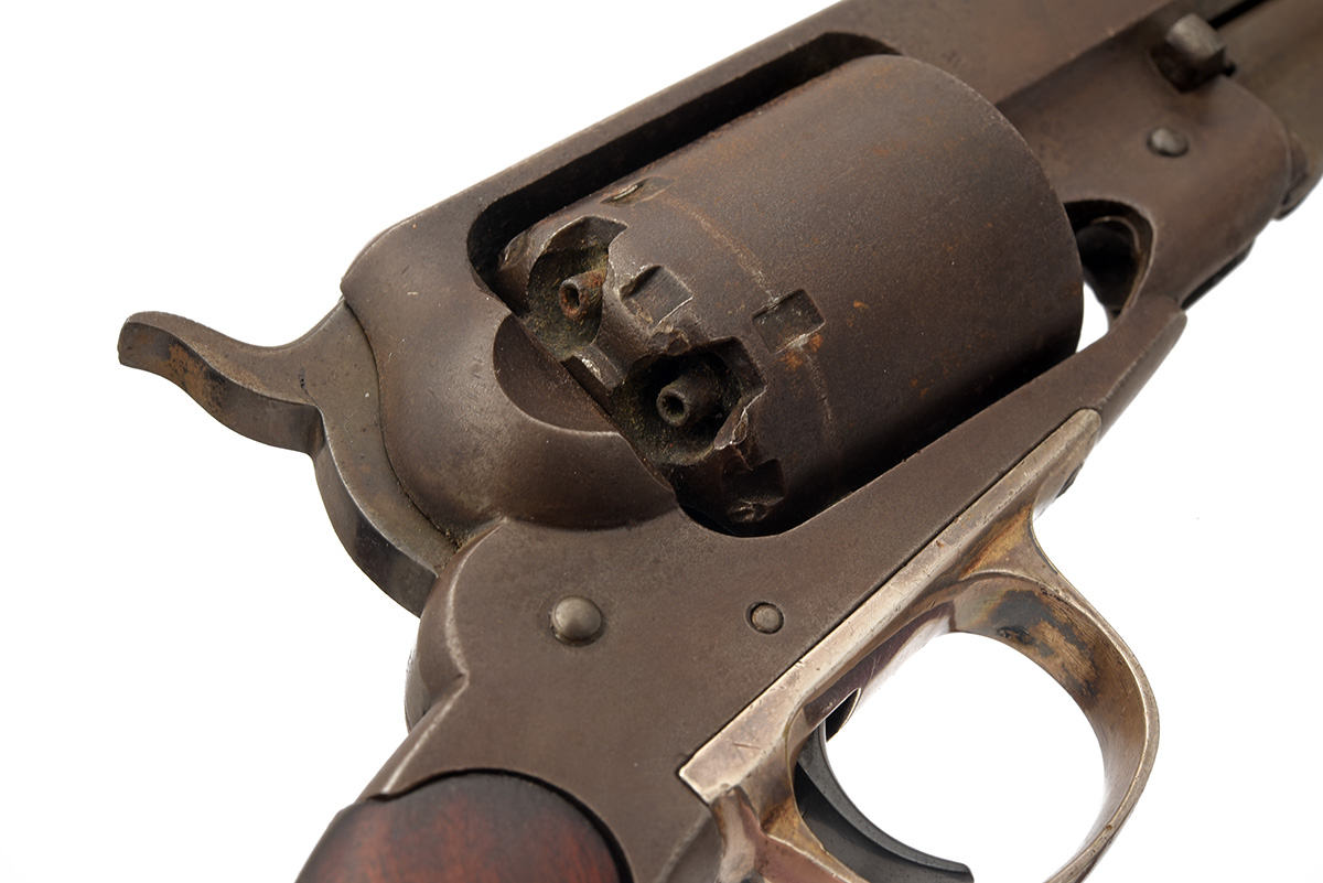 A .44 REMINGTON NEW MODEL ARMY PERCUSSION REVOLVER WITH MARTIAL MARKS, serial no. 101443, circa - Image 6 of 6