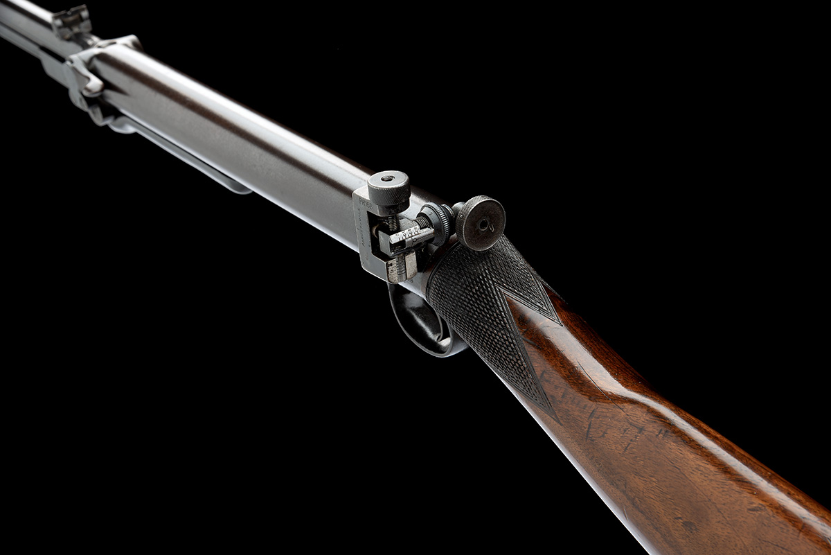 A .22 BSA STANDARD PRE-WAR UNDER-LEVER AIR-RIFLE OF IMPROVED MODEL 'D' TYPE, serial no. S72019, - Image 5 of 8