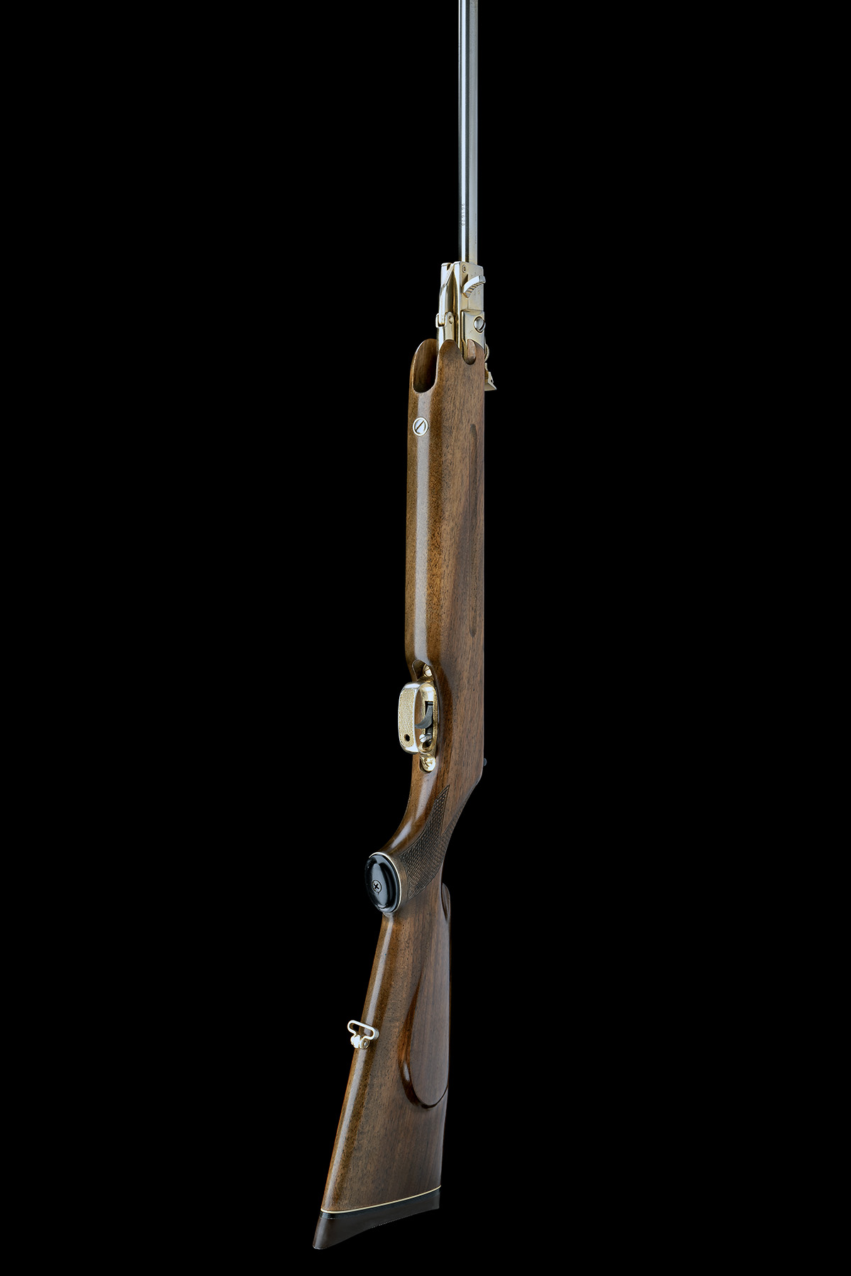 A RARE .22 WEIHRAUCH 'HW35E GOLD EDITION' BREAK-BARREL AIR-RIFLE, serial no. 961678, one of a - Image 6 of 9