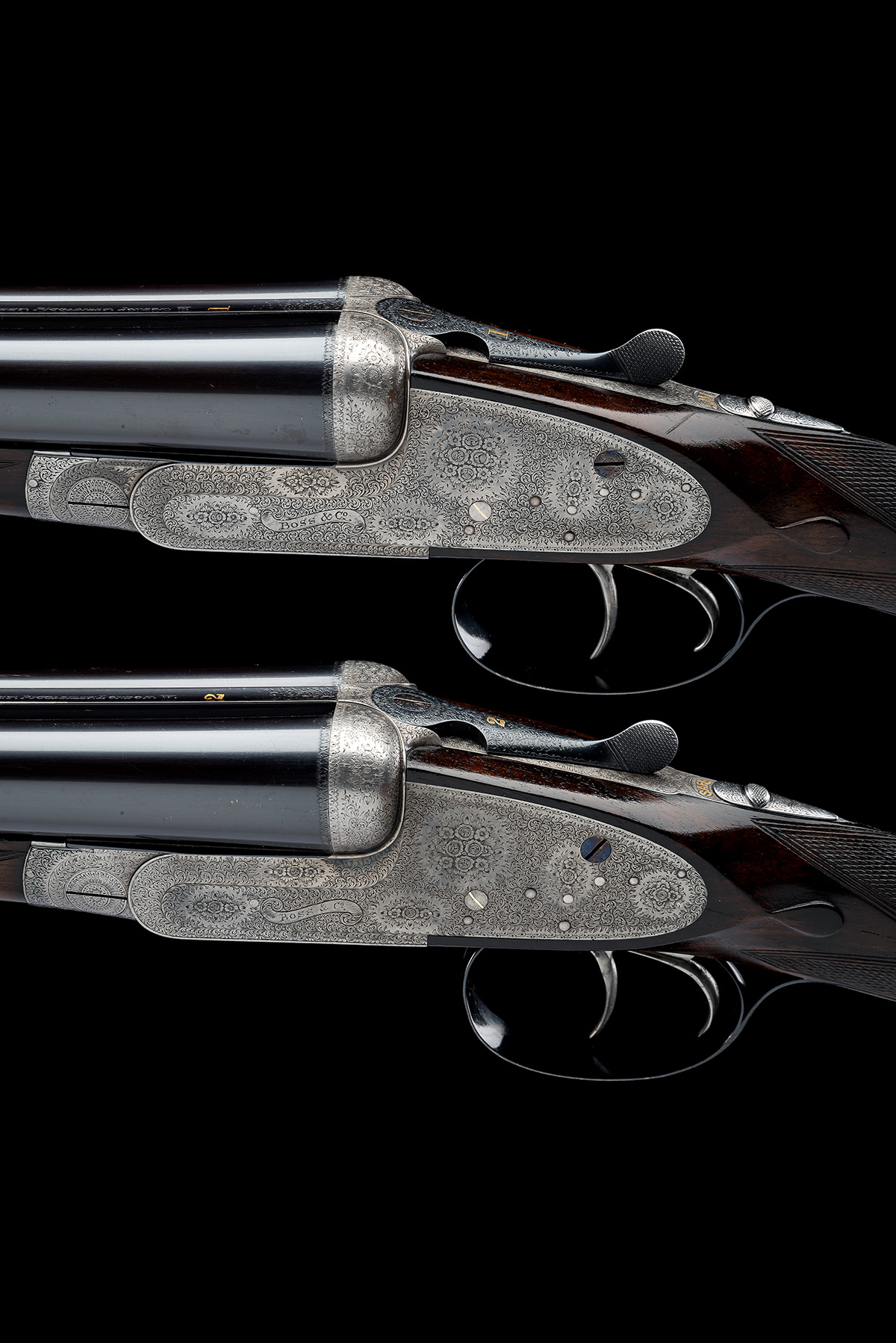 BOSS & CO. A PAIR OF 12-BORE EASY-OPENING SIDELOCK EJECTORS, serial no. 6935 / 6, circa 1922, - Image 4 of 11