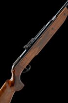 A RARE .22 FALKE 'MODEL 90' UNDER-LEVER AIR-RIFLE, serial no. 951, circa 1949, with blued 19in.