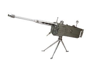 A RARE .177 (BB) SPORTAMATIC FAIRGROUND CONSTANT-FEED AIR-POWERED MACHINEGUN, no visible serial