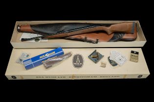 A SCARCE BOXED BSA .177 'PILED ARMS CENTENARY 1 of 1000' LIMITED EDITION UNDER-LEVER AIR-RIFLE,