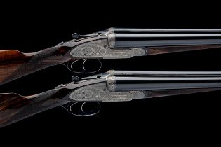 WILLIAM POWELL & SON A PAIR OF 12-BORE SIDELOCK EJECTORS, serial no. 13383 / 4, circa 1924, 29in.