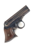 A .32 (RIMFIRE) REMINGTON-ELLIOT FOUR SHOT DERRINGER, CIRCA 1870, serial no. 1810, circa 1863,