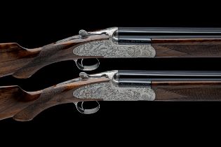 HOLLAND & HOLLAND A PAIR OF 12-BORE 'THE SPORTING MODEL' SIDEPLATED SINGLE-TRIGGER DETACHABLE