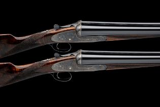 BOSS & CO. A RARE PAIR OF LIGHTWEIGHT 12-BORE SINGLE-TRIGGER ROUNDED-BAR SELF-OPENING SIDELOCK