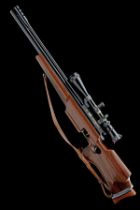 A SCARCE .177 SPORTSMATCH 'GC2' CUSTOM AIR-RIFLE WITH SPORTING THUMBHOLE STOCK, serial no. 253,