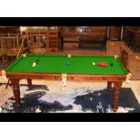 A convertible snooker dining table - 194cm x 103cm