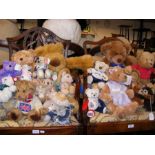 A generous quantity of plush teddy bears