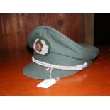 A reproduction military officers hat