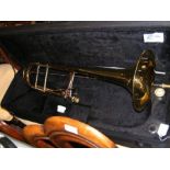 A Catelinet HC43Y b-flat/f tenner trombone with va