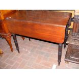 A Victorian Pembroke table with single drawer