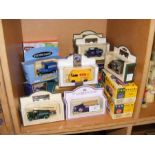 A quantity of die cast model vehicles, including V