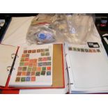 Various collectable stamps, loose and in albums