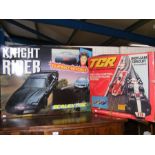 A vintage 'Knight Rider' Scalextric, together with