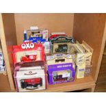 A quantity of die cast model vehicles, including L