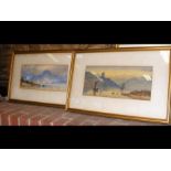 C.PENLEY - a pair of landscape watercolours