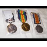A military medal for bravery in the field together