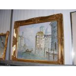 A picture of Venice Canals - signed T ROSSI - bott