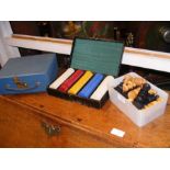 Games counters, jewellery box etc