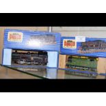 A boxed Hornby Dublo tank locomotive, together wit