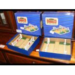 Two boxed Hornby Dublo level crossings