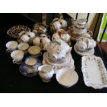 A quantity of tea sets including Noritake, Royal A