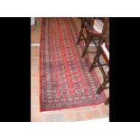 A Middle Eastern runner with geometric border - 27