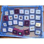 A tray of new costume dress rings