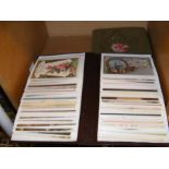 Three albums of Victorian and Edwardian greetings,