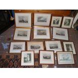 Assorted pictures and engravings