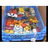 A quantity of play worn die cast model vehicles in