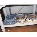 A medley of Oriental plates and bowls together wit