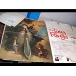 Five vintage Quad film posters, including 1978 'Lord of The Rings'