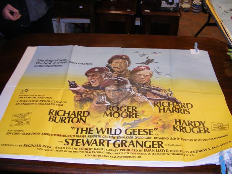 A Quad film poster - 'The Wild Geese'