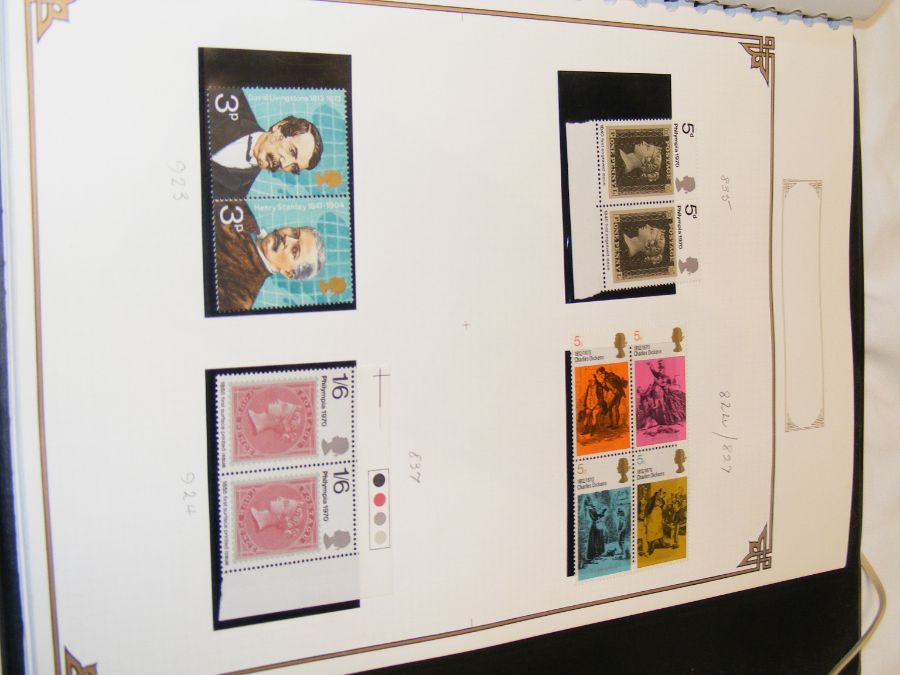 Various GB stamps, including one album of 'Gutter - Image 45 of 45
