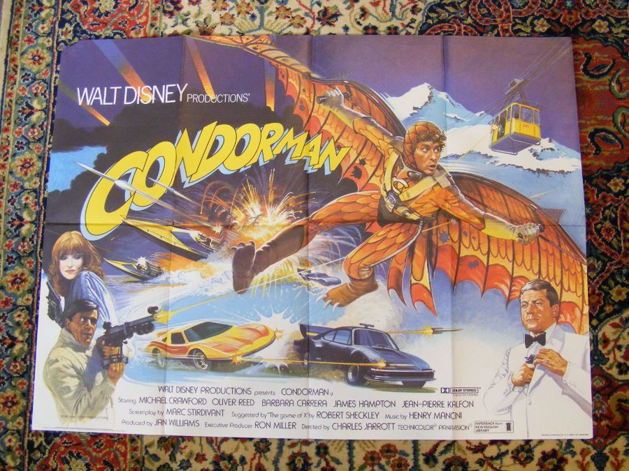 Four Quad film posters - 'Condorman', 'Cannonball - Image 7 of 33