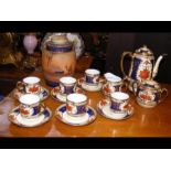 A Noritake coffee service together with a Noritake