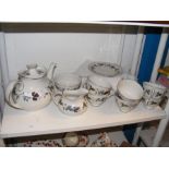 A Royal Doulton 'Burgundy' tea set