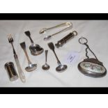 Various collectables including whistle, spoons