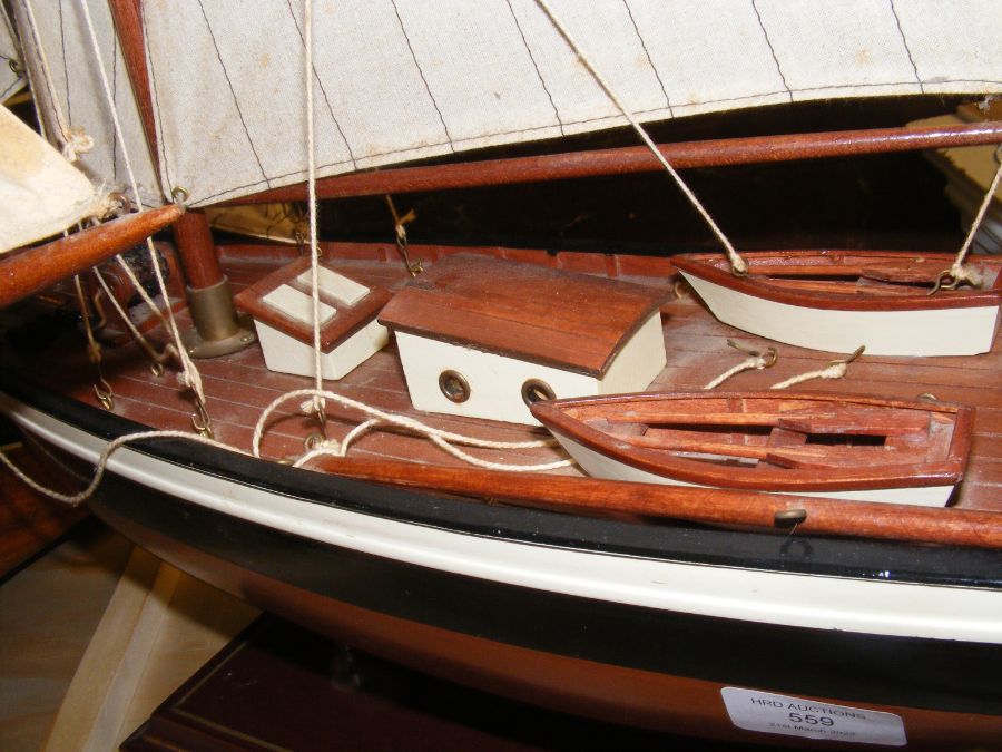 Two model yachts and a yacht hull - Image 11 of 11