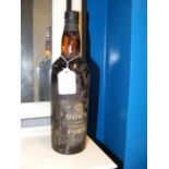 A bottle of Dow's 1960 vintage port